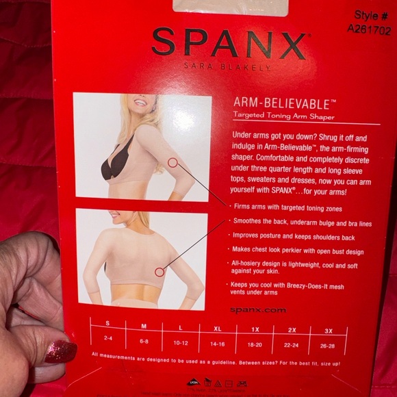 New Spanx ARM-believable Size Large - Color- Buff - package opened - returns - Picture 2 of 2